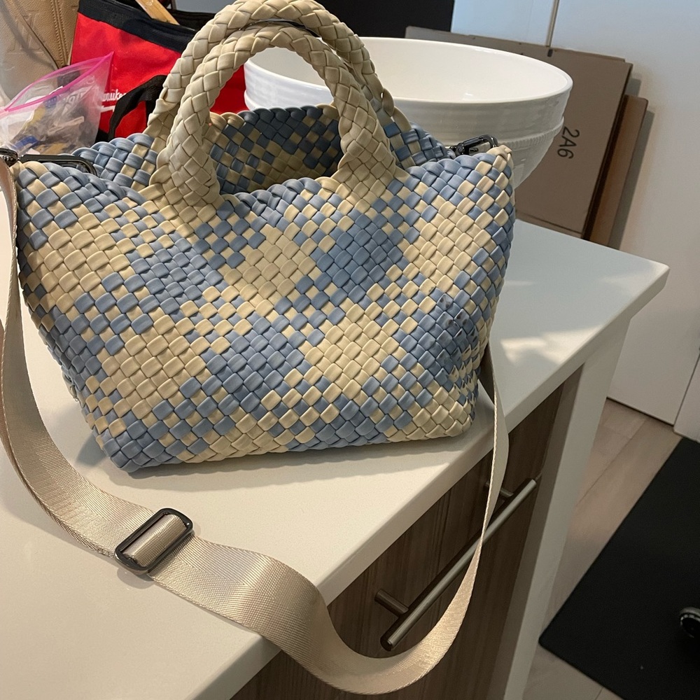 NAGHEDI WOVEN MINI CROSSBODY